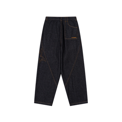 Mertra Reverse Bigstep Denim (Black / Gold)