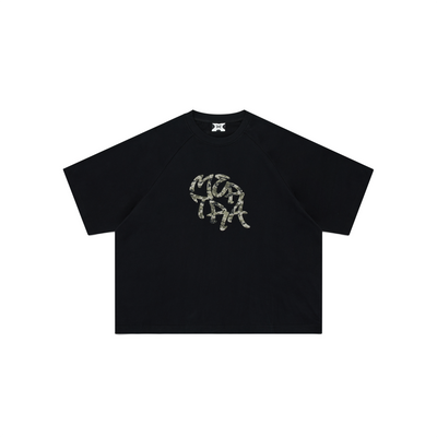 Mertra Glitch Tee (Black)