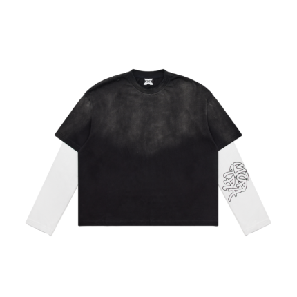 Mertra Layered Tee (Black)